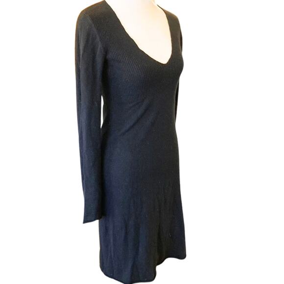 Vintage Y2K Diab’less Paris Black Knit Sweater Dress – French Archive Label, T2 - Picture 9 of 9